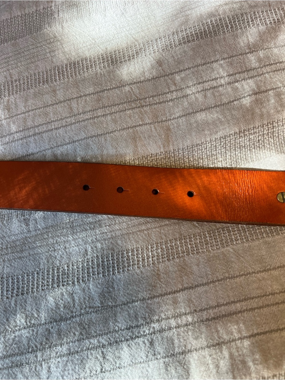 Parker Thatch: Adjustable Wide Leather Strap - Cognac NWT! - Picture 7 of 13